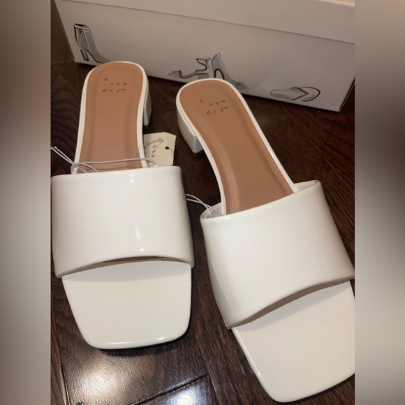 a new day Shoes - A New Day Slip on low heel wide shoe